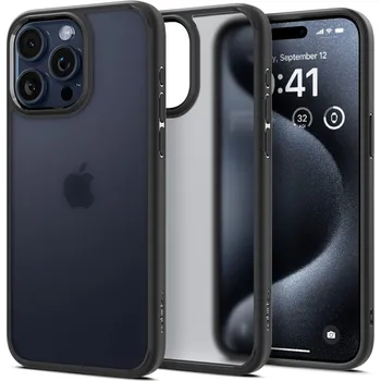 Pouzdro na mobilní telefon Spigen Ultra Hybrid iPhone 15 Pro Frost Black