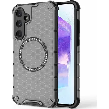 Pouzdro na mobilní telefon Techsuit HoneyComb Shield MagSafe pro Samsung Galaxy A55 5G černá