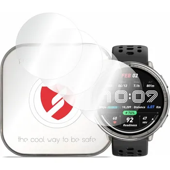 Příslušenství k chytrým hodinkám Ochrana displeje Premium Classic 4 ks Amazfit Active 2 kulatý čirý