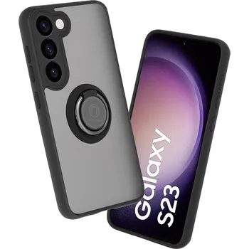 Pouzdro na mobilní telefon Techsuit Glinth Samsung Galaxy S23 Černá