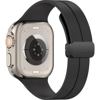 Řemínek na hodinky Techsuit Řemínek W011 Apple Watch 42-49mm Černá