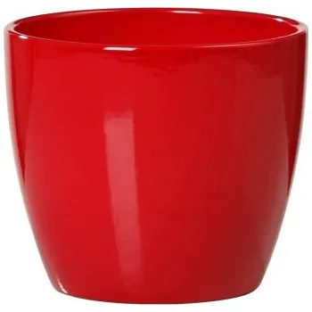 Obal na květináč Keramický obal na květináč Scheurich 920 CHRISTMAS, průměr 14 cm, červený