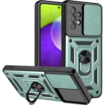 Pouzdro na mobilní telefon Techsuit CamShield Samsung Galaxy A52 zelený