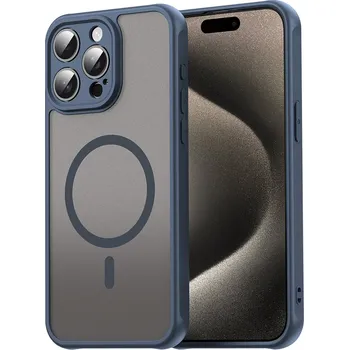 Pouzdro na mobilní telefon Techsuit HaloFrost II MagSafe pro iPhone 15 Pro námořnická modrá