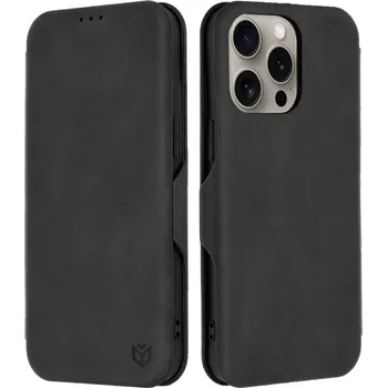 Pouzdro na mobilní telefon Techsuit Bezpečná Peněženka Plus iPhone 15 Pro Max Černá