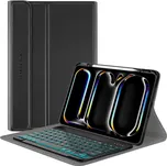 Techsuit CozyTab Pouzdro klávesnice iPad Pro 11 (2024) (2025) Černá
