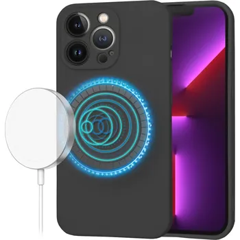 Pouzdro na mobilní telefon Techsuit SoftFlex MagSafe pro iPhone 13 Pro černý