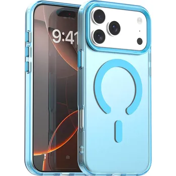 Pouzdro na mobilní telefon Techsuit CandyCase MagSafe pro iPhone 17 Pro modrá