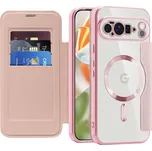 Pouzdro na knihu Techsuit SmartMag Google Pixel 10 Pro XL růžové