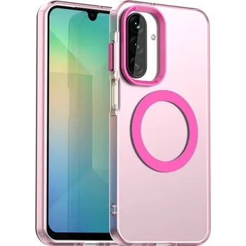 Pouzdro na mobilní telefon Techsuit CandyCase MagSafe pro Samsung Galaxy A26 5G růžová