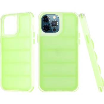 Pouzdro na mobilní telefon Techsuit Vlnový štít iPhone 12 Pro Max Zelený