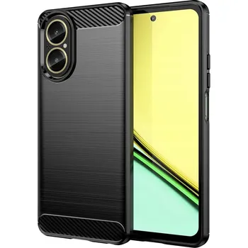 Pouzdro na mobilní telefon Techsuit Karbon Silikon Realme C67 4G Black