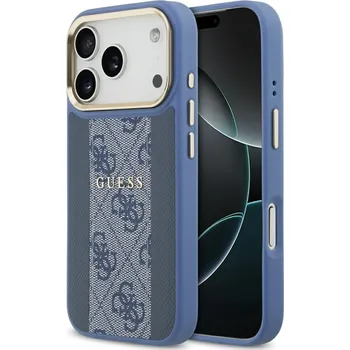 Pouzdro na mobilní telefon Guess Hardcase 4G Stripe MagSafe iPhone 17 Pro modrá