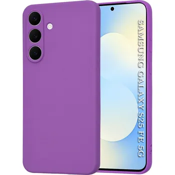 Pouzdro na mobilní telefon Techsuit SoftFlex pro Samsung Galaxy S25 FE fialový