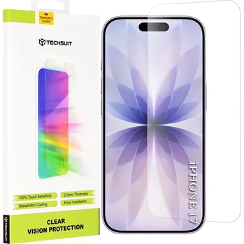 Techsuit Clear Vision Glass pro iPhone 17 průhledný