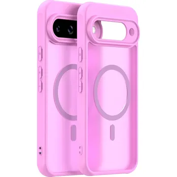 Pouzdro na mobilní telefon Techsuit HaloFrost II MagSafe pro Google Pixel 10 růžová