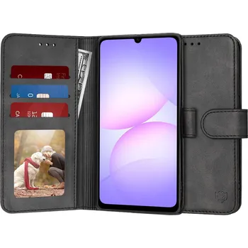 Pouzdro na mobilní telefon Pouzdro na deník Samsung Galaxy A07 4G černé