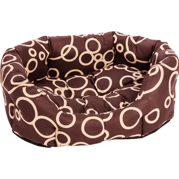 Pelíšek pro psa Pelech 8 hran bavlna Bednář hnědo/béžový Velikost: 70