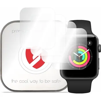 Příslušenství k chytrým hodinkám Ochrana displeje Premium Classic 4ks Apple Watch 1 2 3 42mm průhledná