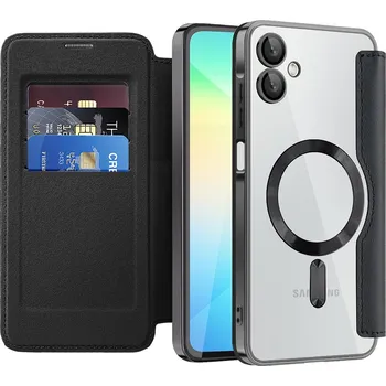 Pouzdro na mobilní telefon Pouzdro na knihu Techsuit SmartMag pro Samsung Galaxy A06 černé