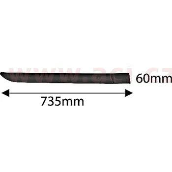 Lišta karosérie Ozdobná / ochranná lišta, dveře VAN WEZEL 4327426