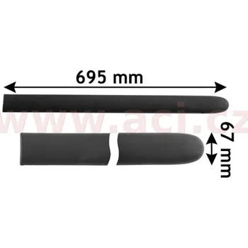 Lišta karosérie Ozdobná / ochranná lišta, boční stěna VAN WEZEL 4310429