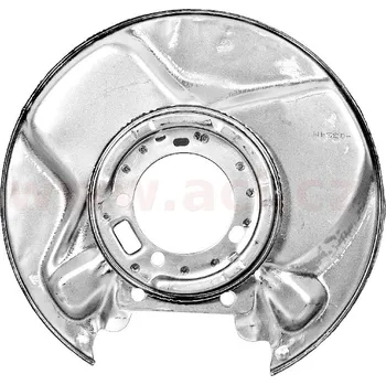 Brzdový kotouč Ochranný plech proti rozstřikování, brzdový kotouč VAN WEZEL 3010373