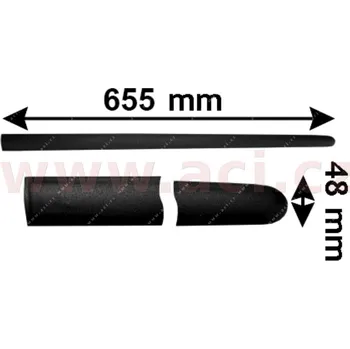 Lišta karosérie Ozdobná / ochranná lišta, dveře VAN WEZEL 5894405