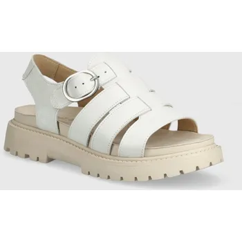 Dámská obuv Kožené sandály Timberland Clairemont Way, 39.5, bílá, 00X