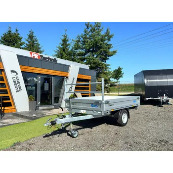 Přívěs k motorovému vozidlu DEBON – PW 0 ELEKTRO® – Sklápěcí přívěs DEBON PW 0 ELEKTRO®, 250x160x30, 445 kg, 1500 kg