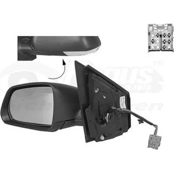 Auto zrcátko Vnější zpětné zrcátko VAN WEZEL 5828807