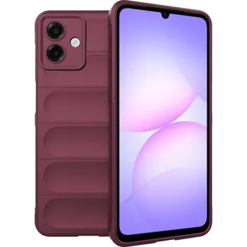 Pouzdro na mobilní telefon Techsuit Magic Shield pro Samsung Galaxy A07 4G v barvě bordó