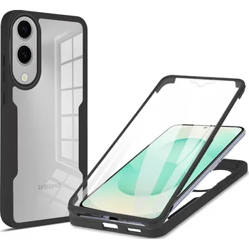 Pouzdro na mobilní telefon Techsuit ColorVerse 360 Series + Ochranné sklo Samsung Galaxy S25 Edge černá