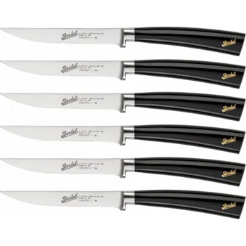 Příbor Berkel Elegance Glossy Black Steak Set 6dílný.