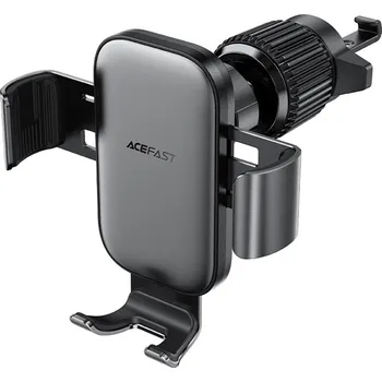 Acefast Gravity Car Holder D38 do ventilace kovově šedý