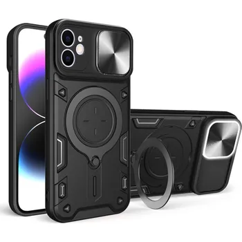 Pouzdro na mobilní telefon Techsuit CamGuard Pro iPhone 12 iPhone 12 Pro Černá