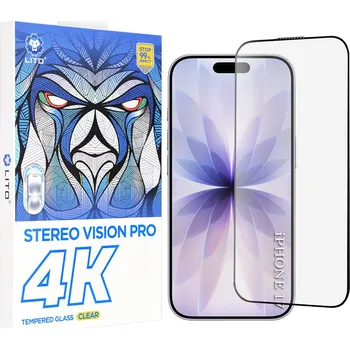 Lito D+ Max 4K pro iPhone 17 iPhone 16 Pro černá