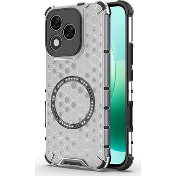 Pouzdro na mobilní telefon Techsuit HoneyComb Shield MagSafe Honor 400 Lite bílý