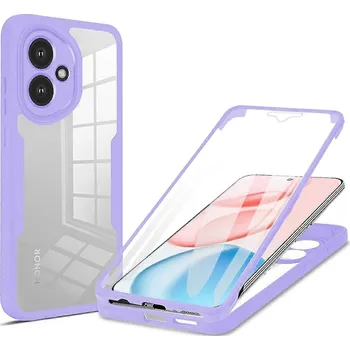 Pouzdro na mobilní telefon Techsuit ColorVerse 360 Series s ochranou displeje Honor 400 fialová