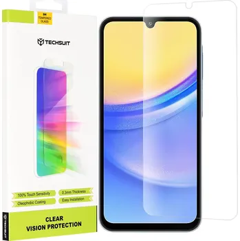 Techsuit Čiré Vision Sklo Samsung A15 A24 A25 M15 Průhledné