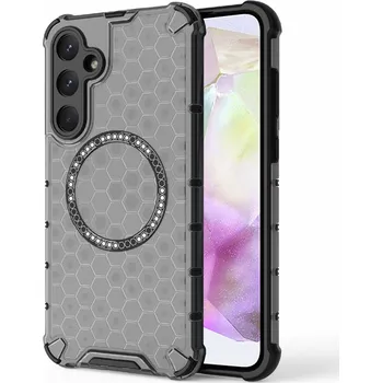 Pouzdro na mobilní telefon Techsuit HoneyComb Shield MagSafe pro Samsung Galaxy A35 5G černá
