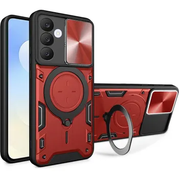 Pouzdro na mobilní telefon Techsuit CamGuard Pro pro Samsung Galaxy S25 FE červený