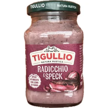 Omáčka TIGULLIO - omáčka s čekankou a špekem - bez lepku 185 gr