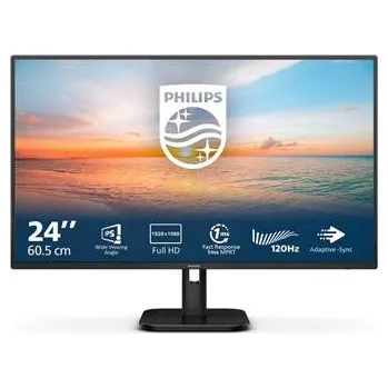 Monitor Philips LCD 24E1N1100A 23,8" IPS/1920x1080@120Hz/1ms/250cd/VGA/HDMI/Repro/VESA