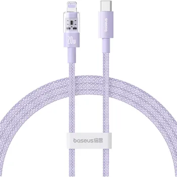 Baseus Gem USB-C to Lightning 20W 1m Nebula Purple