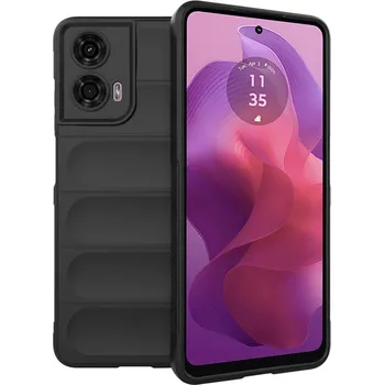 Pouzdro na mobilní telefon Techsuit Magic Shield pro Motorola Moto G04 G04s G24 E14 černá