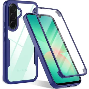 Pouzdro na mobilní telefon Techsuit ColorVerse 360 Series + Ochranné sklo Samsung Galaxy A26 5G Modrá