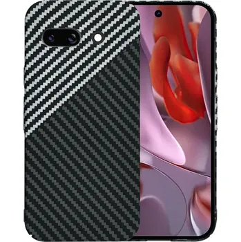 Pouzdro na mobilní telefon Techsuit Carbonite FiberShell Google Pixel 9a šedá stealth