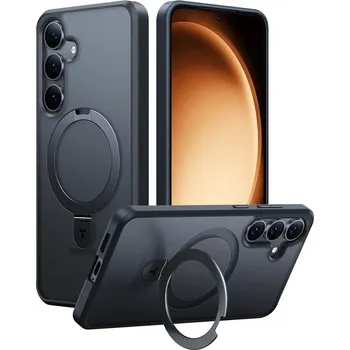 Pouzdro na mobilní telefon Torras Ostand MagSafe Series pro Samsung Galaxy S25 černá