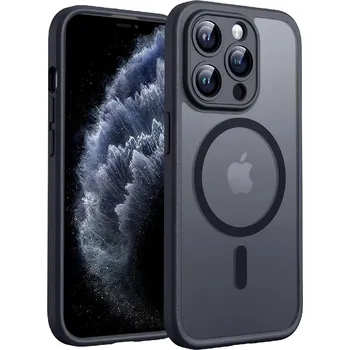 Pouzdro na mobilní telefon Techsuit PureFrost MagSafe pro iPhone 11 Pro Max v matné černé